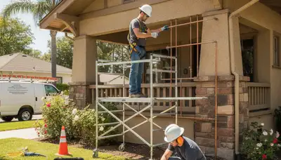 San Jose, CA plumbing repair technician servicing residential pipes and fixtures