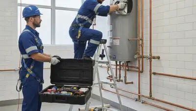 San Jose, CA plumber repairing a home pipe for same-day plumbing service