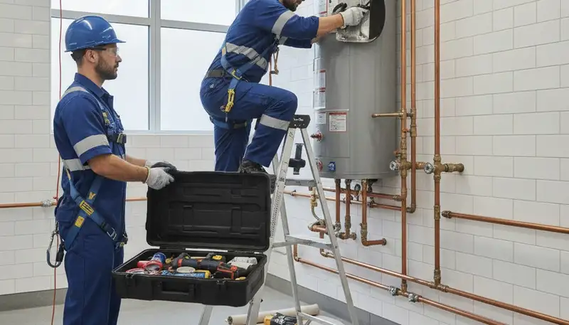 San Jose, CA plumber repairing a home pipe for same-day plumbing service