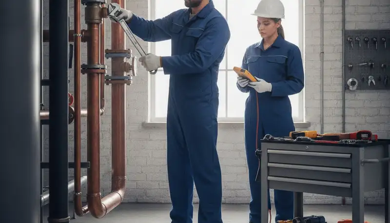 San Jose, CA plumber repairing a home pipe for same-day plumbing repair service