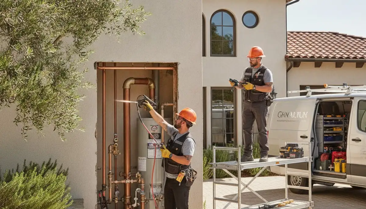 San Jose, CA plumber repairing a sink, showcasing professional plumbing repair service