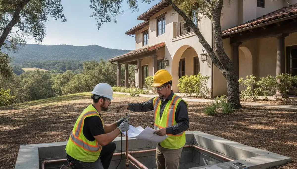 San Jose, CA plumbing repair team handling a residential pipe leak service call
