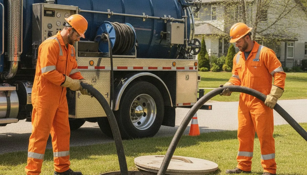 San Jose, CA plumber provides septic pumping service for local homes and businesses