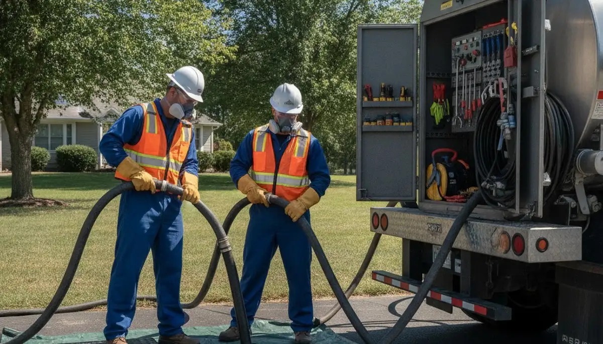 Septic tank cleaning service in San Jose, CA for residential plumbing maintenance