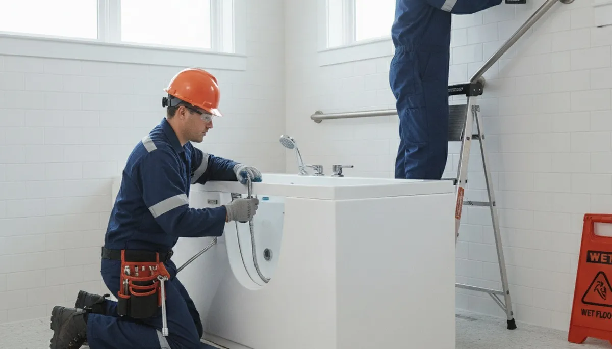 Walk-in tub installation for San Jose, CA homes by On Call Plumbers