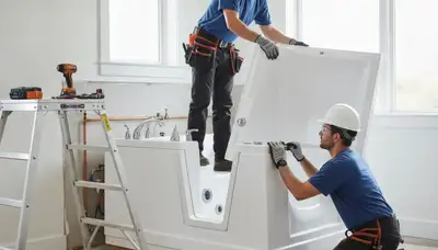 Walk-in tub installation for San Jose, CA homes by On Call Plumbers